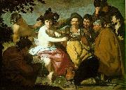 Diego Velazquez The Feast of Bacchus painting